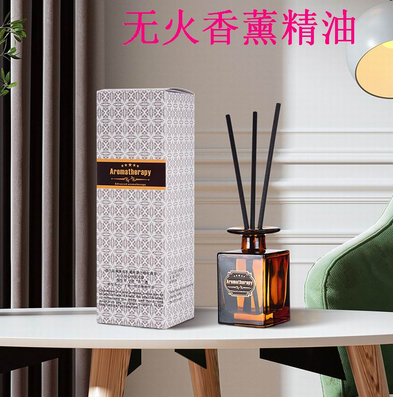 150ML无火香薰精油酒店卧室卫生间家用室内除臭藤条香薰香氛摆件