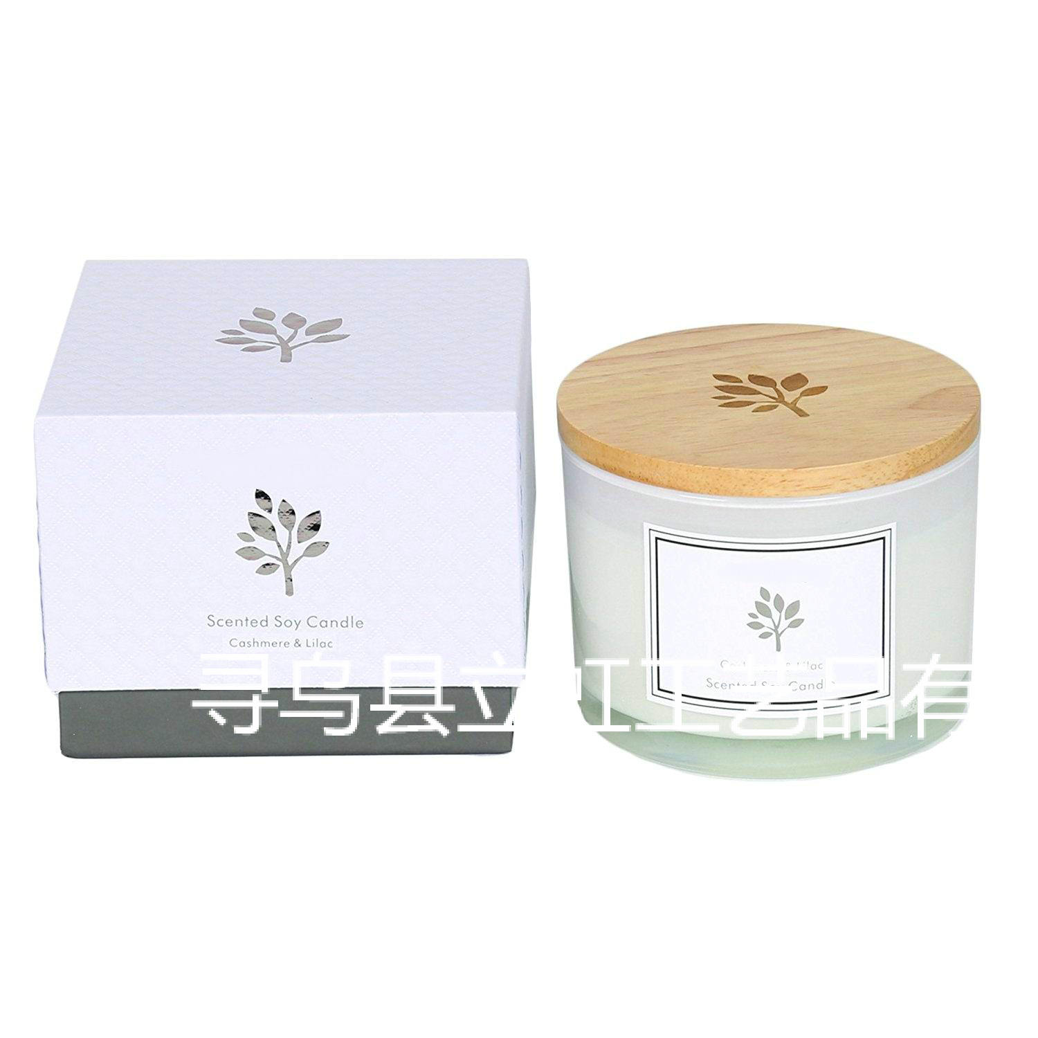 跨境手工无烟香薰蜡烛批发大豆蜡diy木盖杯蜡香氛蜡烛套装伴手礼